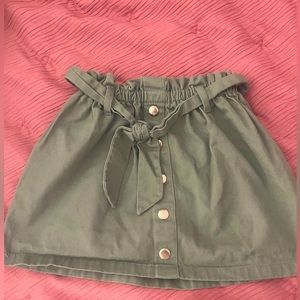Girls Button up Skirt